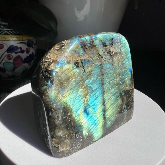 Labradorite Crystal Freeform Meditation‎ Stone Large (#3) - Picture 15 of 15